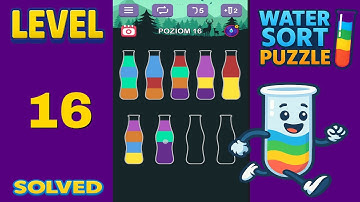 Water Sort Puzzle – Level 16 | Fast & Clean Solution