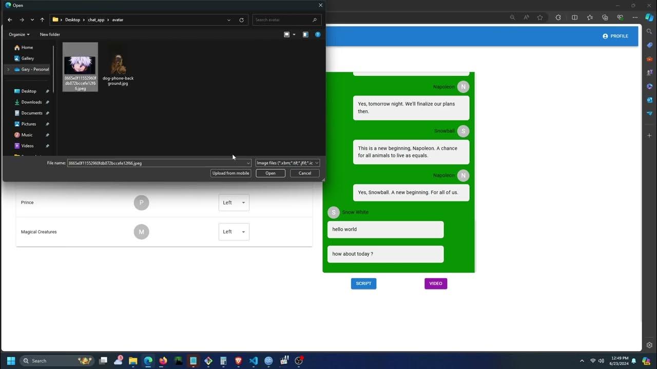 demo chat box - YouTube
