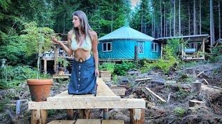 This YURT in the FOREST Will BLOW YOUR MIND | ALONE in the WILDERNESS - FULL YURT & PROPERTY TOUR