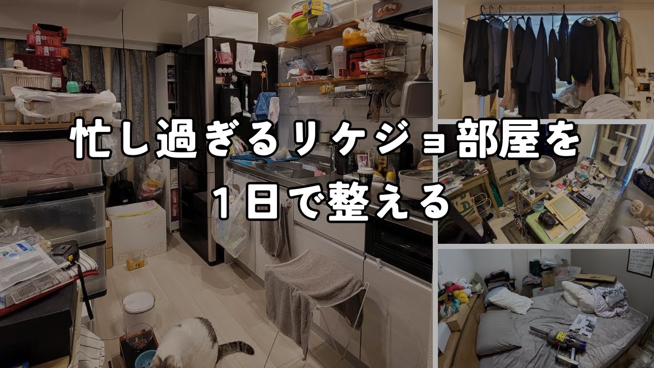 「家族が来る前に」1日で1LDKを整える✊