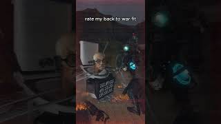 Rate my back to war fit [Titan Speakerman]