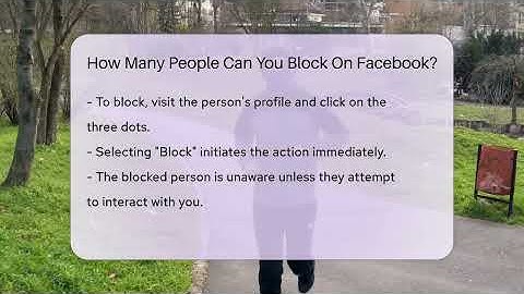 How Many People Can You Block On Facebook? - Everyday-Networking
