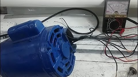 MOTOR MONOFÁSICO SEM NUMERAÇÃO NOS CABOS COMO LIGAR