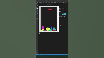 My Tetris game #tetris #asciiart #java