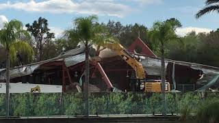 Fantasia Gardens Pavilion Demolition at Walt Disney World