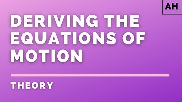 Advanced Higher Physics | Rotational Motion | Deriving the Equations of Motion | THEORY