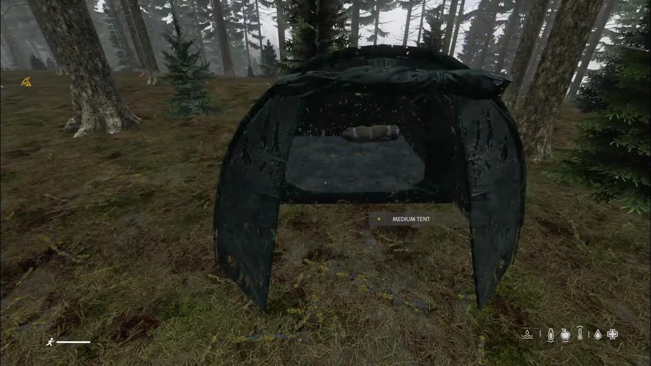 HOW TO PLACE & PACK UP a TENT on FLAT GROUND for Gear Storage PS4/5