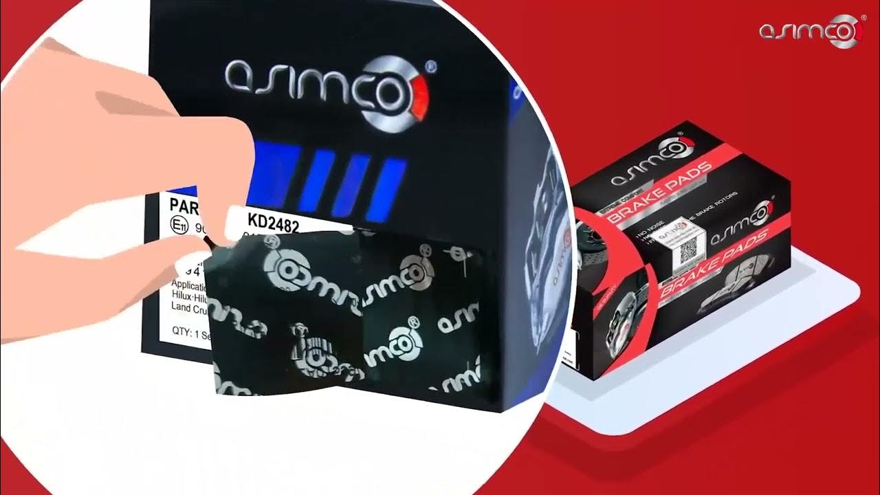 How To Identify Genuine Asimco Brake Pads YouTube how-to-identify-genuine-asimco-brake-pads-youtube