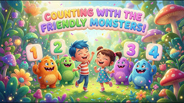 Counting with the Friendly Monsters | Fun Learning for Kids | Animagic Studio