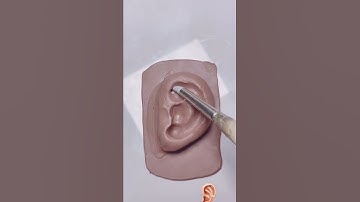 How to sculpt 👂 ear with monster clay
