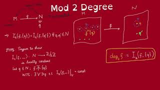 Intersection Theory mod 2 (part 4)- Mod 2 degree