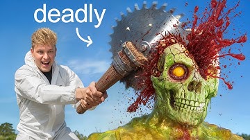 I Tested Deadly Weapons from Zombie Movies! 