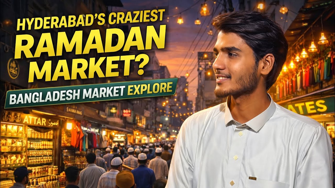 Hyderabad’s Craziest Ramadan Market? 😱 | Bangladesh Market Full Tour 2026