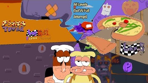 Pizza Tower LHPP - All Levels (SoTW Full Attempt) Lap 5 P Rank Swap Mode