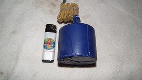 Gigantische Cipolla Blauw 100 gram met 7 klapper Vuurwerk