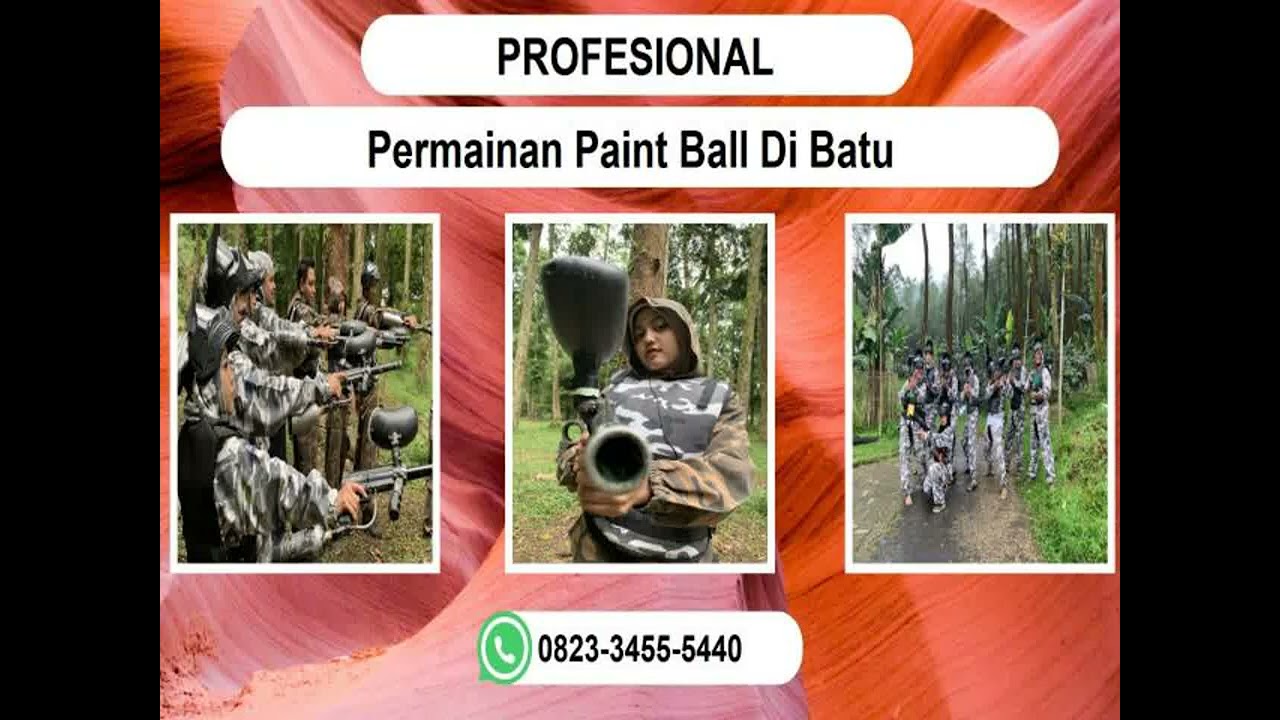 PROFESIONAL, 0823-3455-5440 PERMAINAN PAINTBALL di BATU Batu