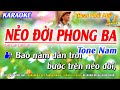 Karaoke no i phong ba tone nam  nhc sng phi  chun  karaoke 1991 thanh danh