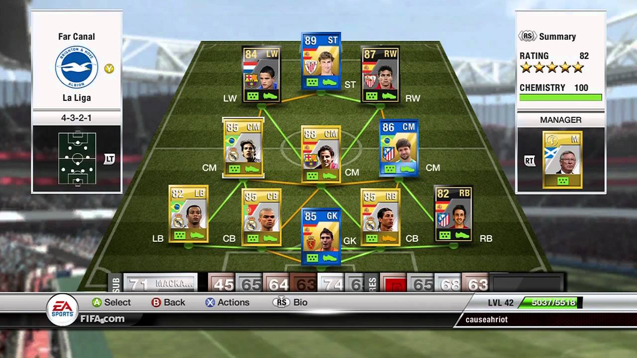 Squad Builder/Review - Liga BBVA Squad (300K)