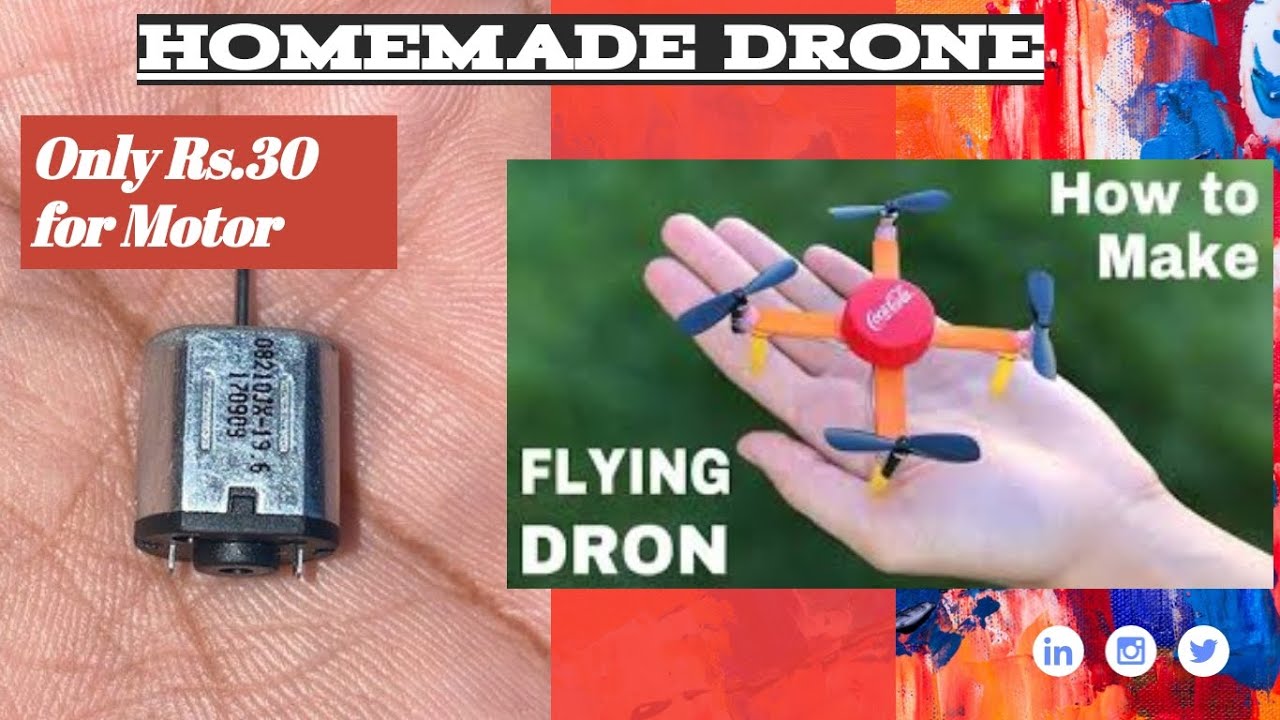 How to make flying helicopter mini drone at HOME/BUILDING YOUROWN DRONES 