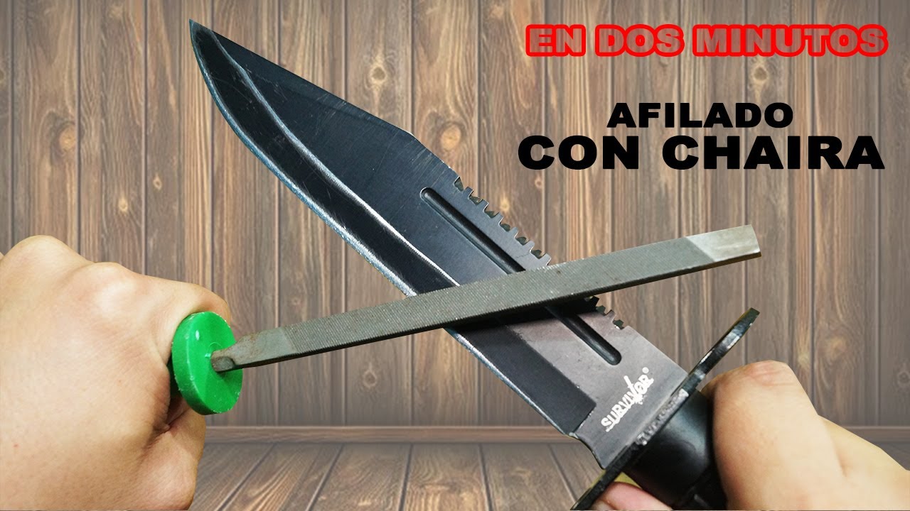 Distintas formas de afilar tus cuchillos en casa –canalHOGAR