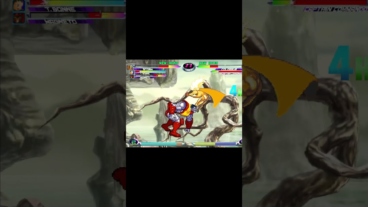 MvC2: Skitz - Colossus Throws Storm out of Trijump then