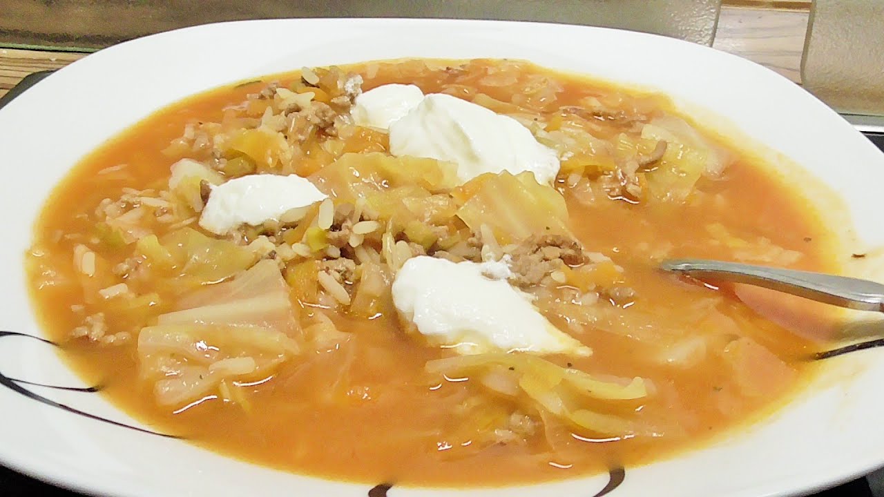 zupa golabkowa z kleksami smietany/Kasia ze slaska gotuje
