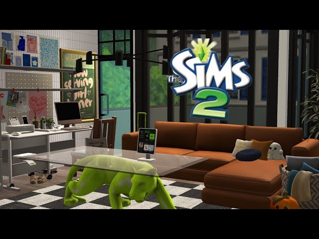 THE SIMS 2 MODERN APARTMENT SPEED BUILD - YouTube