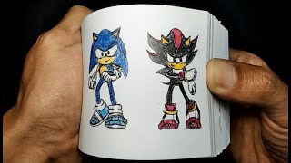 Sonic & Shadow VS Grim Sonic Flipbook | Sonic Prime | FLIPAPER