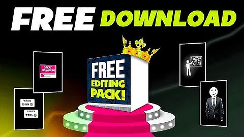 Download FREE Video Editing Material Pack in 2 Minute🔥