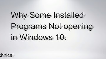 Why Installed software not opening in windows 10 [Fixed] | Fix software not opening