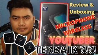 Microphone Wireless Murah Terbaik Untuk Youtuber Pemula !?!? | Unboxing &amp; Review Mic Wireless T&amp;W N9