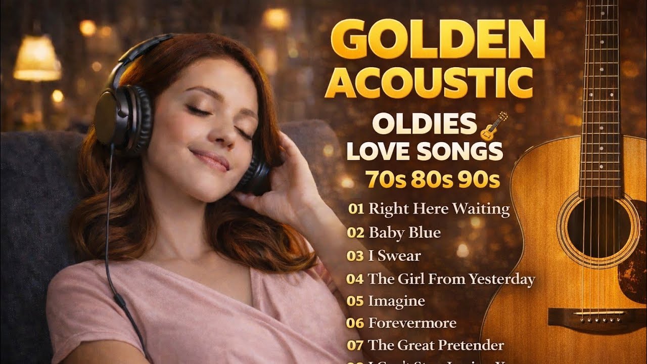 Golden Acoustic Oldies 70s 80s 90s 🎸 Best Relaxing Love Songs | Stand By Me, Imagine, I Swear