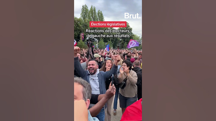 La réaction des électeurs de gauche aux résultats du second tour des élections législatives