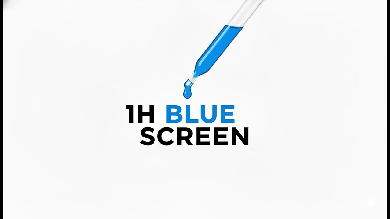 Blue Screen 1 Hour (4K UHD) — Monitor Calibration, Pixel & Color Test ...