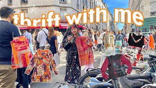 THRIFT WITH ME // i found a *CHEAP* flea market in PARIS!!!! screenshot 4