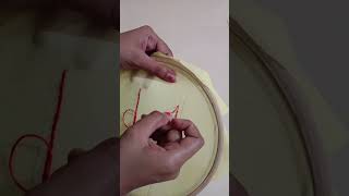 👉 Simple Neck Design Hand Embroidery | Easy U Shape Design for Beginners👈🪡🧵