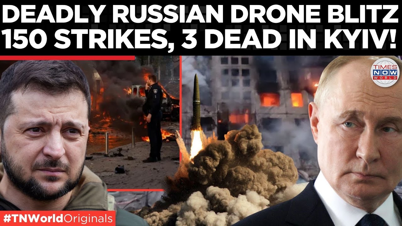 Russia Unleashes Deadly Drone Strikes on Kyiv Ahead of Crucial Ceasefire Talks | Times Now World