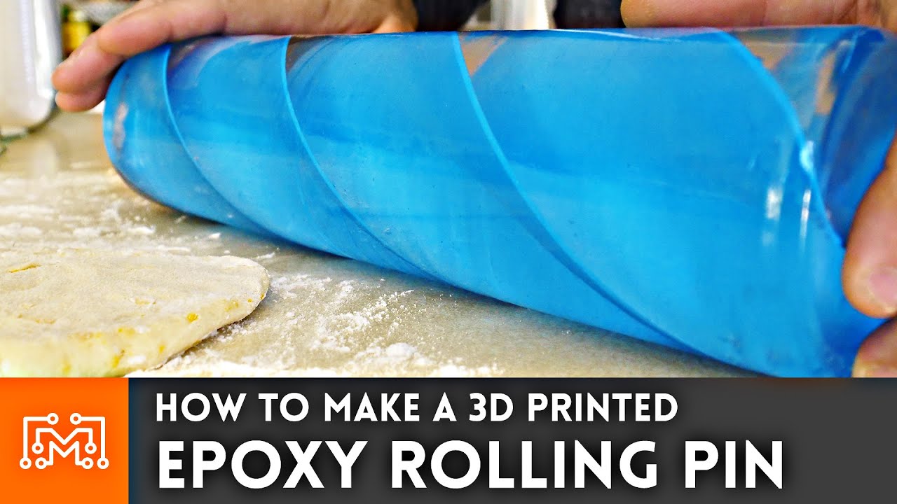 How to Make a 3d Printed Epoxy Rolling Pin | I Like To Make Stuff - YouTube