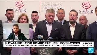 Elections législatives en Slovaquie : Robert Fico, est le grand vainqueur • FRANCE 24