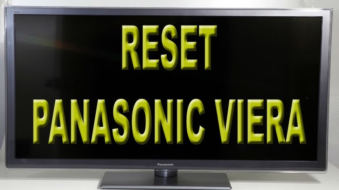 How to Factory Reset Panasonic TV to Restore to Factory Settings - YouTube