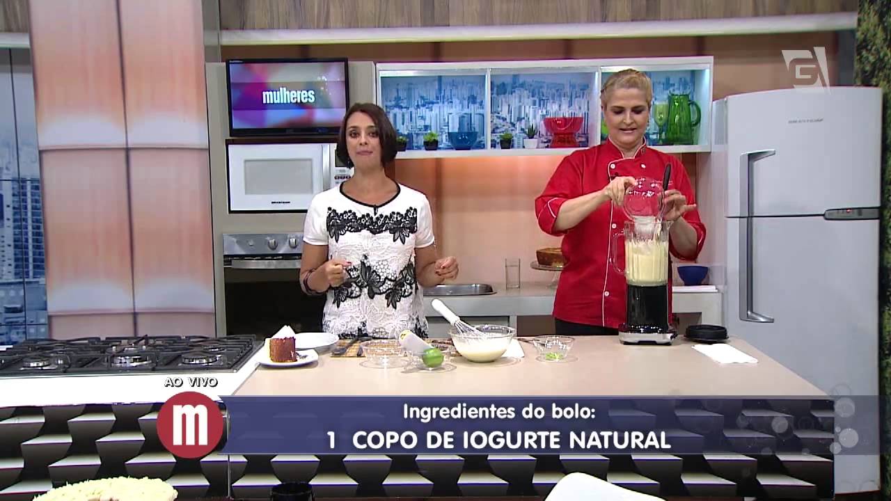 Mulheres - Bolo Rápido de Iogurte com Limão (06/08/15)