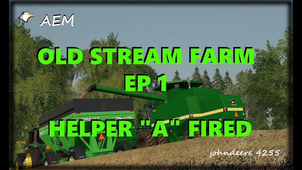 FS19 AEM Barley Harvest Helper A goes "Rogue"