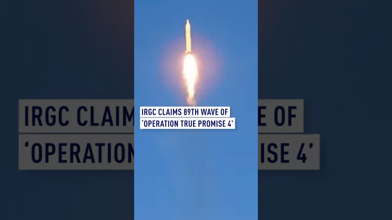 IRGC claims 89th wave of 'Operation True Promise 4'