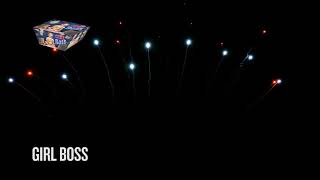 Girl Boss 500g Firework from World Class - 90 Shots Angle Cake - Vibrant Colors