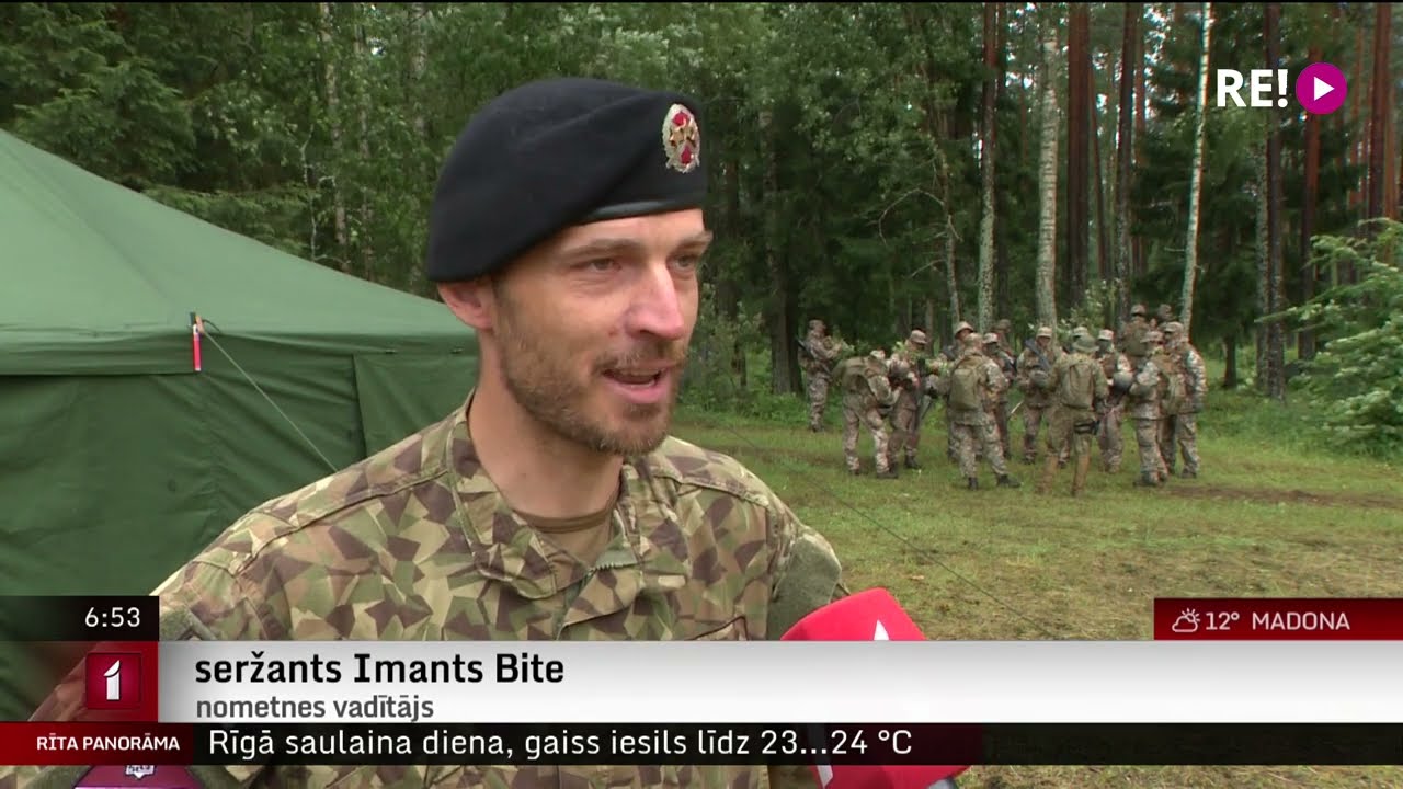 Cēsīs notiek jauno zemessargu pamatapmācības