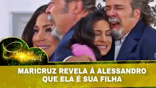 Coração Indomável - Alessandro descobre que Maricruz é sua filha