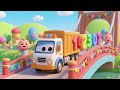 Counting Truck 🚚 Bridge 🌉 Baby Color Parade 🌈 | Nursery Rhymes &amp; Kids Songs