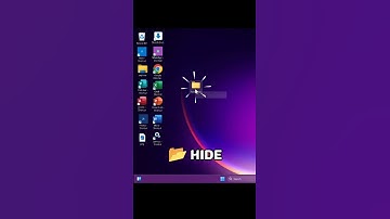 Hide & Unhide Folder 📁 in windows  #hide #folder