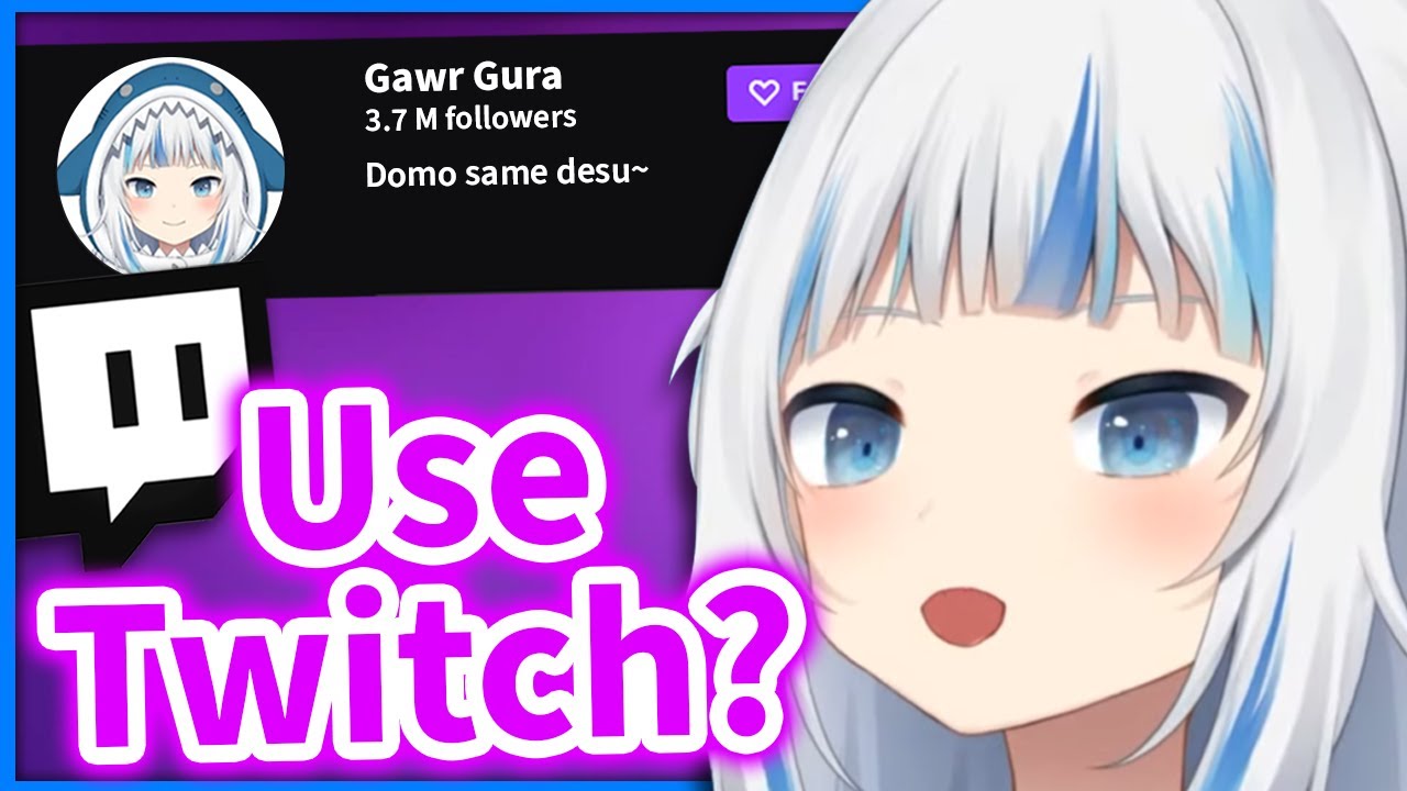Will HoloEN Stream on Twitch? 【Gawr Gura / HololiveEN】