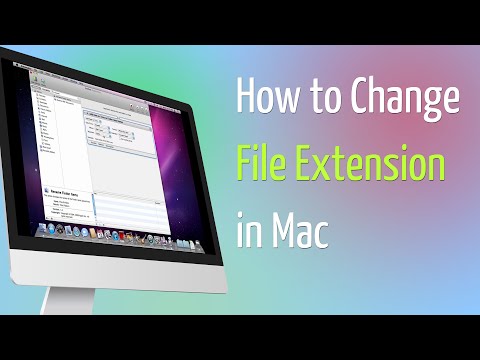 How to Change File Extension in Mac